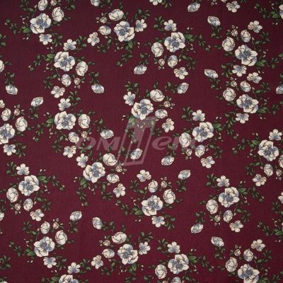 Плательная ткань "Фламенко" 3.3, 80 гр/м2, шир.150 см, принт растительный - купить в Тольятти. Цена 317.46 руб.