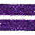 Тесьма с пайетками 12, шир. 35 мм/уп. 25+/-1 м, цвет фиолет - купить в Тольятти. Цена: 1 308.30 руб.