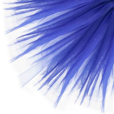 Фатин матовый 16-101, 12 гр/м2, шир.300см, цвет т.синий - купить в Тольятти. Цена 100.92 руб.