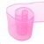 Лента капроновая, шир. 80 мм/уп. 25 м, цвет розовый - купить в Тольятти. Цена: 19.77 руб.