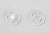 Кнопки пришивные пластиковые 13 мм, блистер 24шт, цв.-прозрачные - купить в Тольятти. Цена: 62.27 руб.