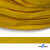 Шнур плетеный (плоский) d-12 мм, (уп.90+/-1м), 100% полиэстер, цв.269 - жёлтый - купить в Тольятти. Цена: 8.62 руб.