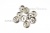 Кнопки пришивные 30 мм никель - купить в Тольятти. Цена: 18.68 руб.