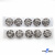 119-01 Кнопки пришивные декоративные металл 21 мм, цв.-никель - купить в Тольятти. Цена: 21.54 руб.
