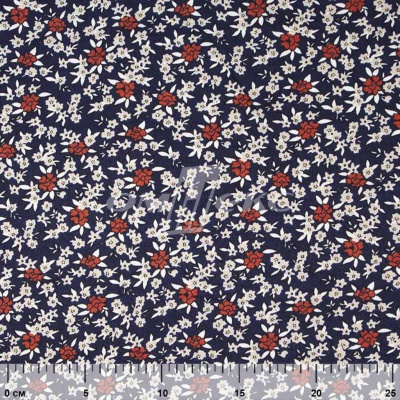 Плательная ткань "Фламенко" 7.2, 80 гр/м2, шир.150 см, принт растительный - купить в Тольятти. Цена 239.03 руб.