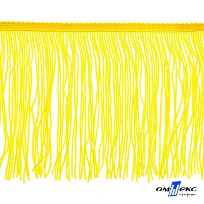 Бахрома для одежды (вискоза), шир.15 см, (упак.10 ярд), цв. 34 - жёлтый - купить в Тольятти. Цена: 617.40 руб.