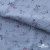 Ткань Муслин принт, 100% хлопок, 125 гр/м2, шир. 140 см, #2308 цв. 69 серо-голубой с цветком - купить в Тольятти. Цена 413.11 руб.