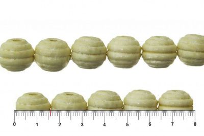 0309-Бусины деревянные "ОмТекс", 16 мм, упак.50+/-3шт, цв.035-белый - купить в Тольятти. Цена: 62.22 руб.