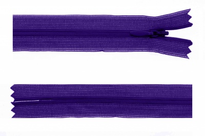 Молния потайная Т3 866, 20 см, капрон, цвет фиолетовый - купить в Тольятти. Цена: 5.27 руб.