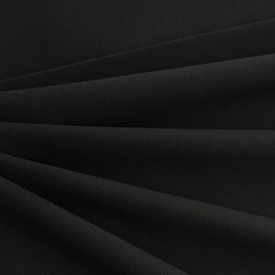 Костюмная ткань с вискозой "Меган", 210 гр/м2, шир.150см, цвет чёрный - купить в Тольятти. Цена 378.55 руб.