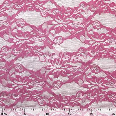 Кружевное полотно стрейч XD-WINE, 100 гр/м2, шир.150см, цвет розовый - купить в Тольятти. Цена 1 869.99 руб.