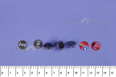 Кнопки магнитные МКМ-02, диам. 18 мм, чёрный никель - купить в Тольятти. Цена: 14.49 руб.