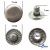 Кнопка металлическая "Альфа" с пружиной, 15 мм (уп. 720+/-20 шт), цвет никель - купить в Тольятти. Цена: 1 466.73 руб.