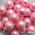 0404-00108-Бусины пластиковые под жемчуг "ОмТекс", 16 мм, (уп.50гр=24+/-1шт) цв.101-св.розовый - купить в Тольятти. Цена: 43.74 руб.