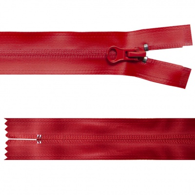 Молния водонепроницаемая PVC Т-7, 20 см, неразъемная, цвет (820)-красный - купить в Тольятти. Цена: 21.56 руб.
