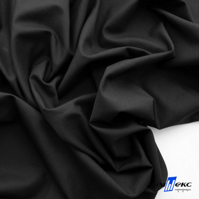 Ткань сорочечная Темза, 80%полиэстр 20%вискоза, 120 г/м2 ш.150 см, цв.черный - купить в Тольятти. Цена 269.93 руб.