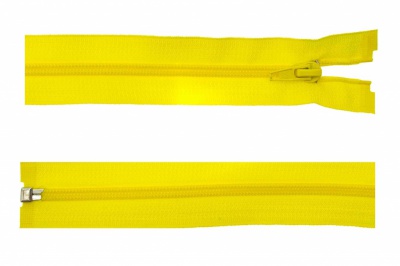 Спиральная молния Т5 131, 90 см, автомат, цвет жёлтый - купить в Тольятти. Цена: 14.20 руб.