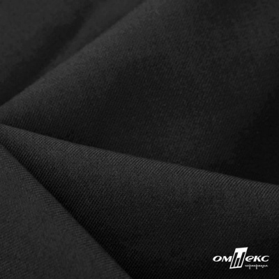 Ткань костюмная Зара, 92%P 8%S, BLACK, 200 г/м2, шир.150 см - купить в Тольятти. Цена 325.28 руб.