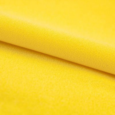 Креп стрейч Амузен 12-0752, 85 гр/м2, шир.150см, цвет жёлтый - купить в Тольятти. Цена 194.07 руб.