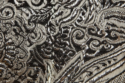 Ткань костюмная жаккард №11, 140 гр/м2, шир.150см, цвет тем.серебро - купить в Тольятти. Цена 383.29 руб.