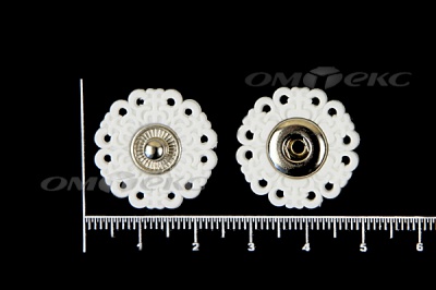 Кнопки пришивные №6 S20мм пластиковые белые - купить в Тольятти. Цена: 9.88 руб.