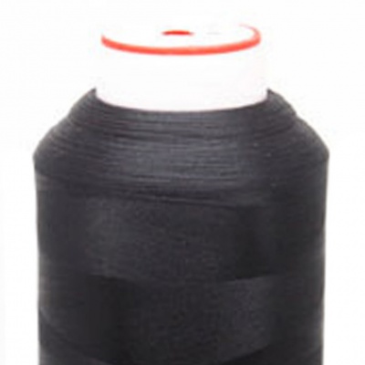 Нитки текстурированные некручёные, намот. 5 000 м, цвет чёрный - купить в Тольятти. Цена: 70.43 руб.
