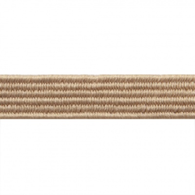 Резиновые нити с текстильным покрытием, шир. 6 мм ( упак.30 м/уп), цв.- 97-бежевый - купить в Тольятти. Цена: 152.05 руб.
