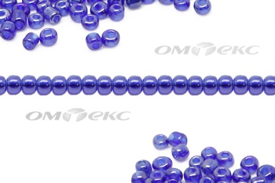 Бисер (TL) 11/0 ( упак.100 гр) цв.108 - синий - купить в Тольятти. Цена: 44.80 руб.