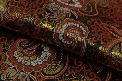 Ткань костюмная жаккард, 135 гр/м2, шир.150см, цвет бордо№6 - купить в Тольятти. Цена 441.95 руб.