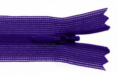 Молния потайная Т3 866, 20 см, капрон, цвет фиолетовый - купить в Тольятти. Цена: 5.27 руб.