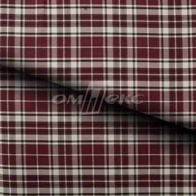 Ткань костюмная клетка 25577 2016, 230 гр/м2, шир.150см, цвет бордовый/сер/ч/бел - купить в Тольятти. Цена 545.24 руб.