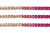 Пайетки "ОмТекс" на нитях, CREAM, 6 мм С / упак.73+/-1м, цв. 89 - розовый - купить в Тольятти. Цена: 468.37 руб.