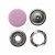 Кнопка рубашечная (закрытая) 9,5мм - эмаль, цв.003 - розовый - купить в Тольятти. Цена: 5.74 руб.