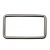 Рамка металлическая прямоугольная, 40 х 15 мм- тём.никель - купить в Тольятти. Цена: 4.60 руб.