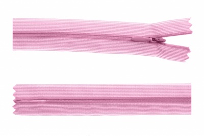 Молния потайная Т3 513, 60 см, капрон, цвет св.розовый - купить в Тольятти. Цена: 10.24 руб.