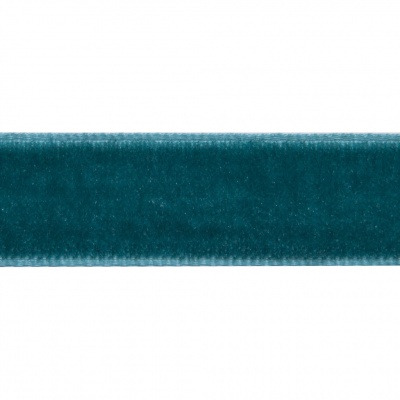 Лента бархатная нейлон, шир.12 мм, (упак. 45,7м), цв.65-изумруд - купить в Тольятти. Цена: 392 руб.