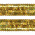 Тесьма с пайетками D16, шир. 20 мм/уп. 25+/-1 м, цвет золото - купить в Тольятти. Цена: 786.13 руб.