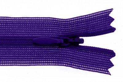 Молния потайная Т3 866, 50 см, капрон, цвет фиолетовый - купить в Тольятти. Цена: 8.71 руб.