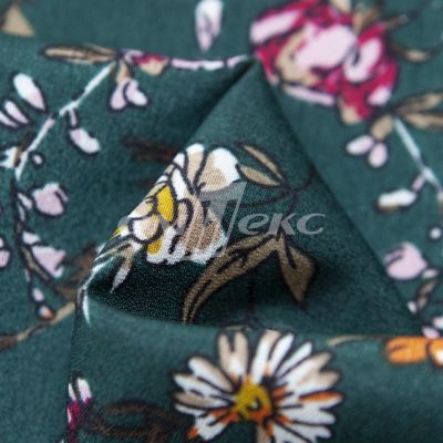 Плательная ткань "Фламенко" 6.1, 80 гр/м2, шир.150 см, принт растительный - купить в Тольятти. Цена 241.49 руб.