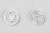 Кнопки пришивные пластиковые 11,5 мм, блистер 24шт, цв.-прозрачные - купить в Тольятти. Цена: 59.44 руб.
