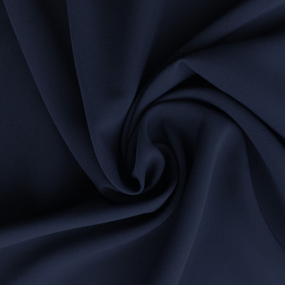 Костюмная ткань "Элис", 220 гр/м2, шир.150 см, цвет т.синий - купить в Тольятти. Цена 308 руб.