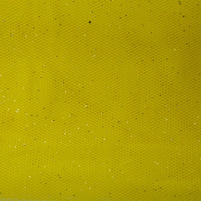 Сетка Глиттер, 24 г/м2, шир.145 см., желтый - купить в Тольятти. Цена 117.24 руб.